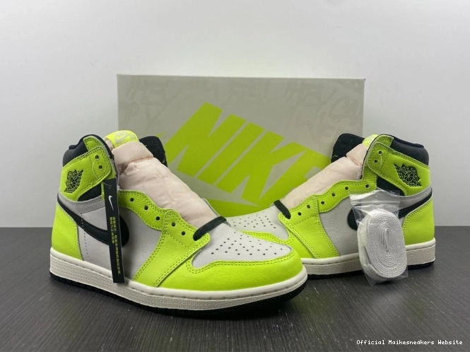 Official Maikesneakers 1 OG High Volt Jordan Air 555088-702 0729